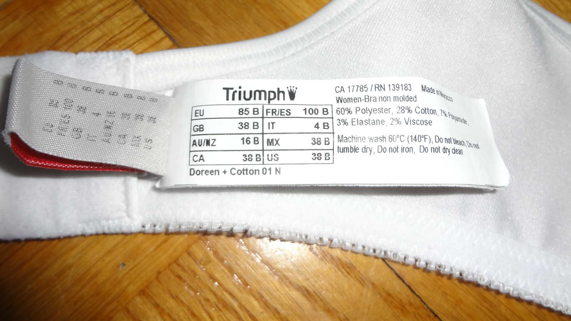 Biustonosz Triumph Doreen+Cotton 01N r.85B