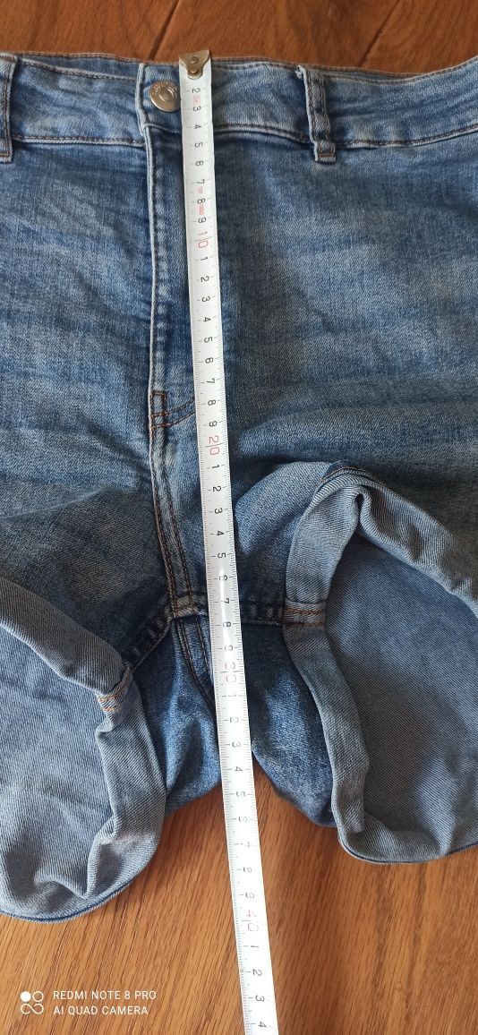 42 H&M jeansowe spodenki szorty roz. XL