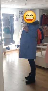 Женская зимняя куртка Dasti голубая