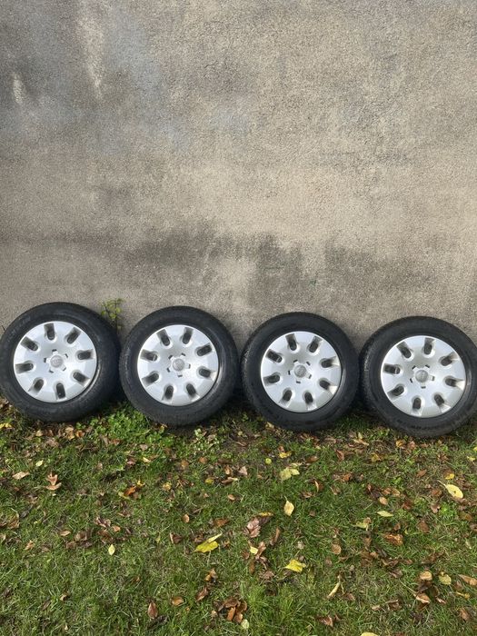 Opony zimowe Michelin z felgami stalowymi 195/65/15