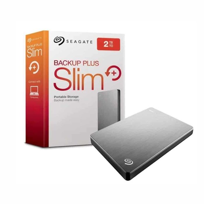 Disco rígido externo Seagate Back Up Plus Silver de 2 TB