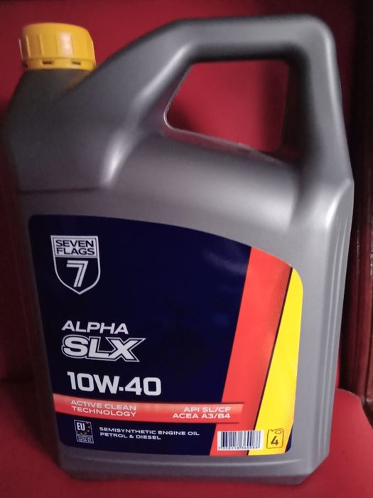 Моторна олива 7Flags, Bars 10w40 і Luxe X-PERT FUEL ECONOMY SL 4л., 1л