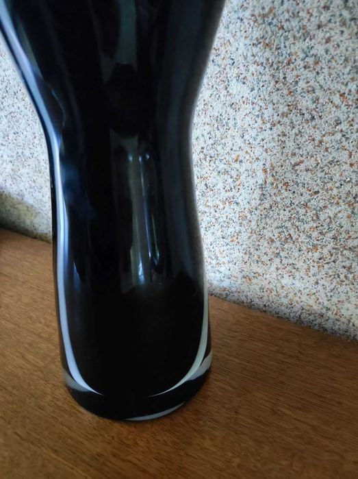 Ręcznie robiony wazon ze szkła artystycznego Makora Krosno