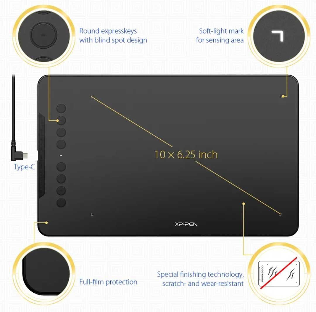 Графічний планшет XP-Pen deco 01 v3 Графический планшет
