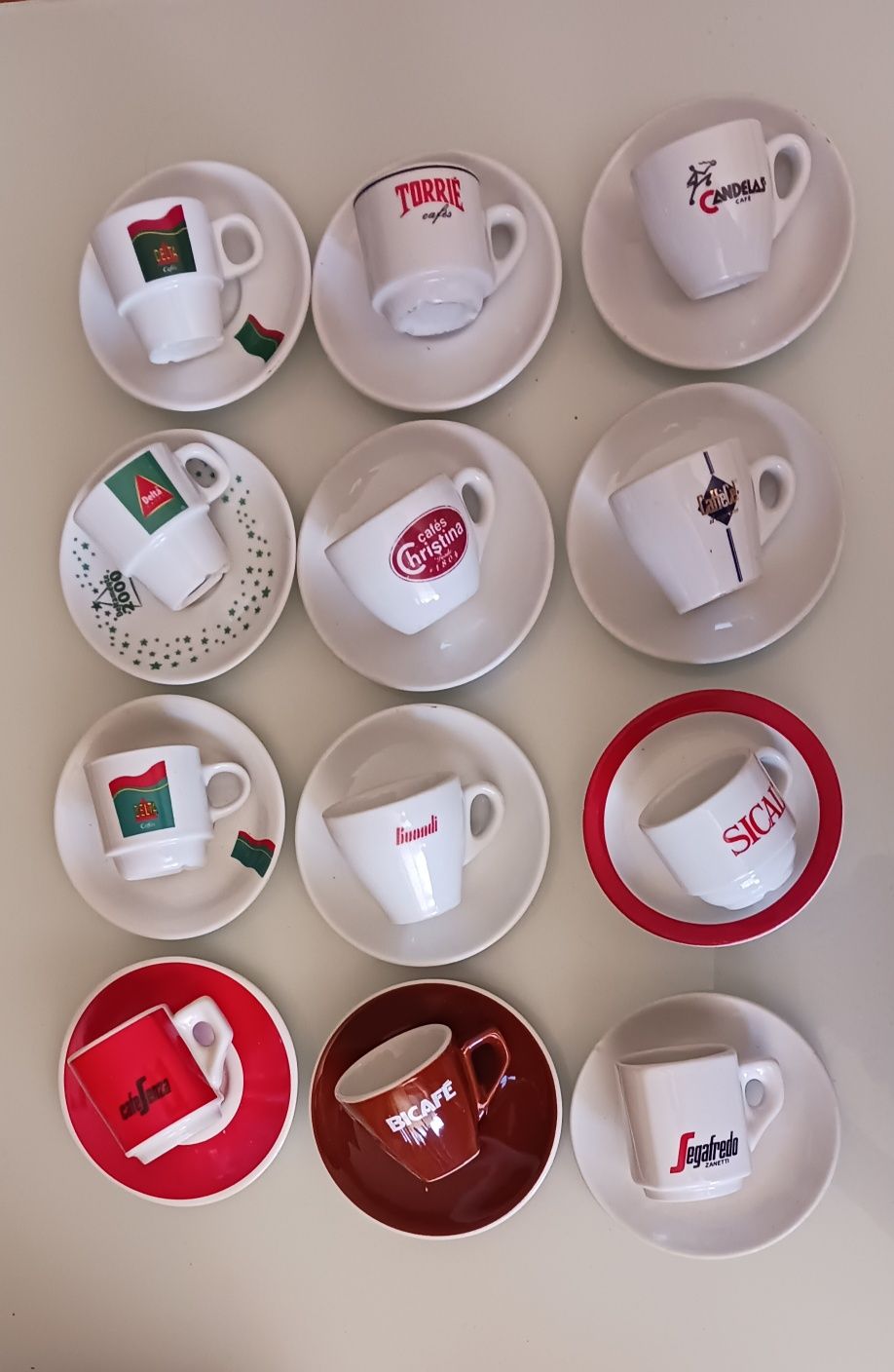 Chávenas de café