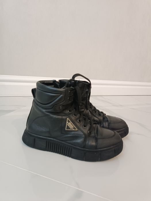 Шкіряні зимові черевики