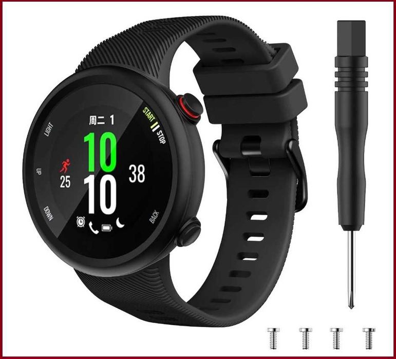 Pasek Garmin Forerunner Swim 2 / 45 Premium Czarny +narzędzia montaż