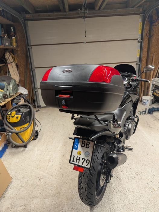 Sprzedam kufer awina 48 stelaż pod kufer honda cbf 1000