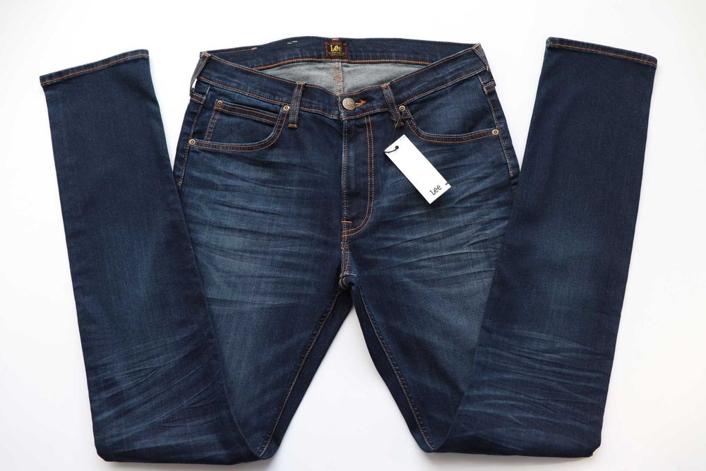 LEE LUKE W32 L34 męskie spodnie jeansy skinny slim fit nowe okazja