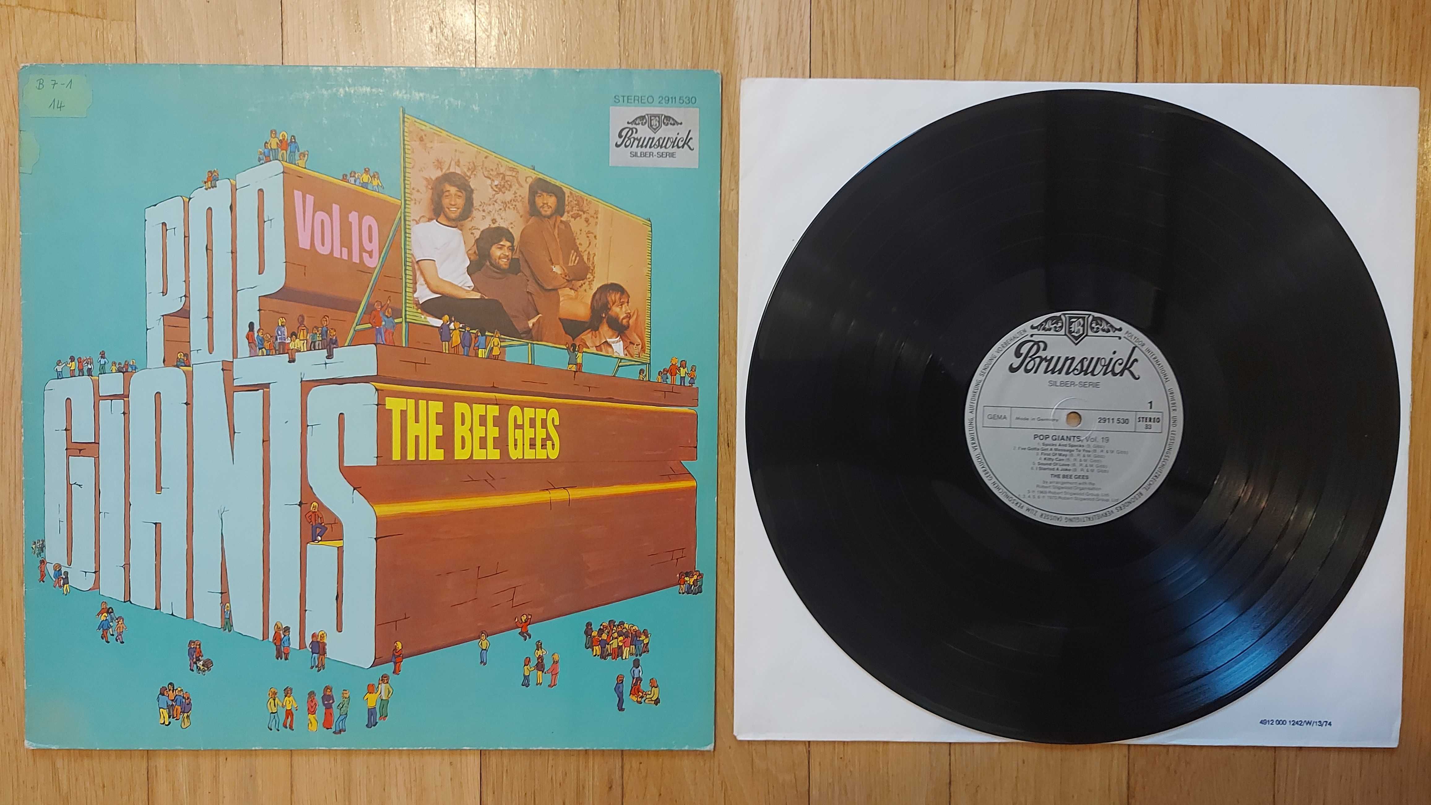 The Bee Gees* Pop Giants, Vol. 19 1974 Ger (EX-/VG+) + inne tytuły