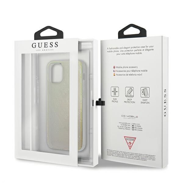 Etui Guess Guhcp12S3D4Girbl dla iPhone 12 Mini 5,4" Opalowe/Iridescent