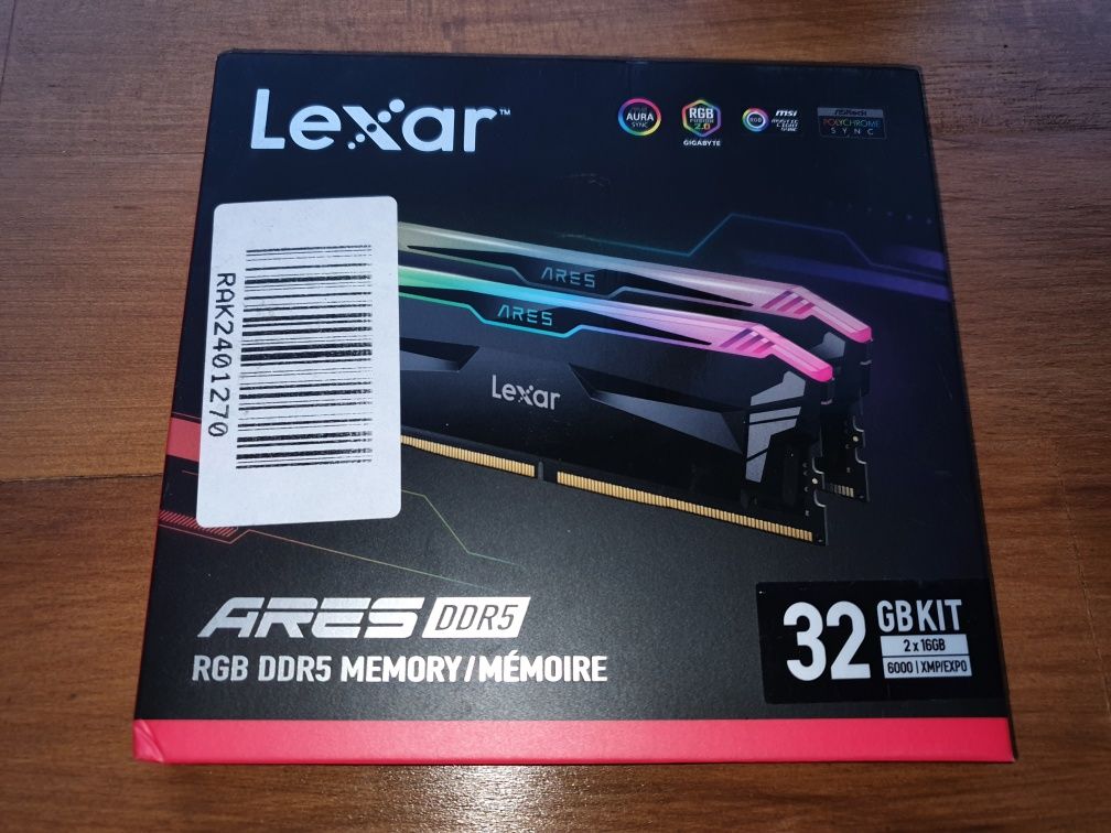 Оперативна пам'ять Lexar ares ddr5 32gb kit (2 x 16gb)