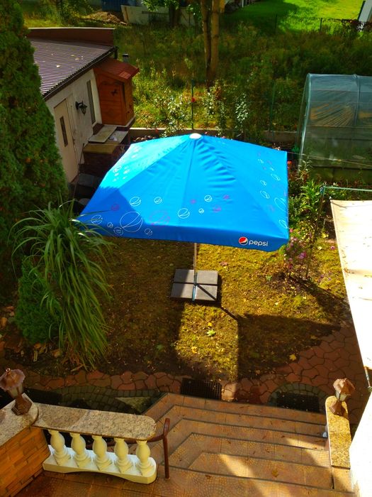 Parasol ogrodowy Pepsi czy 3x3c3m