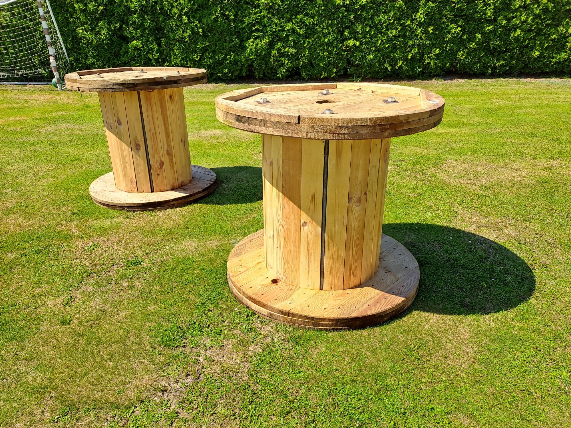Stół stoliki bebny drewniane
