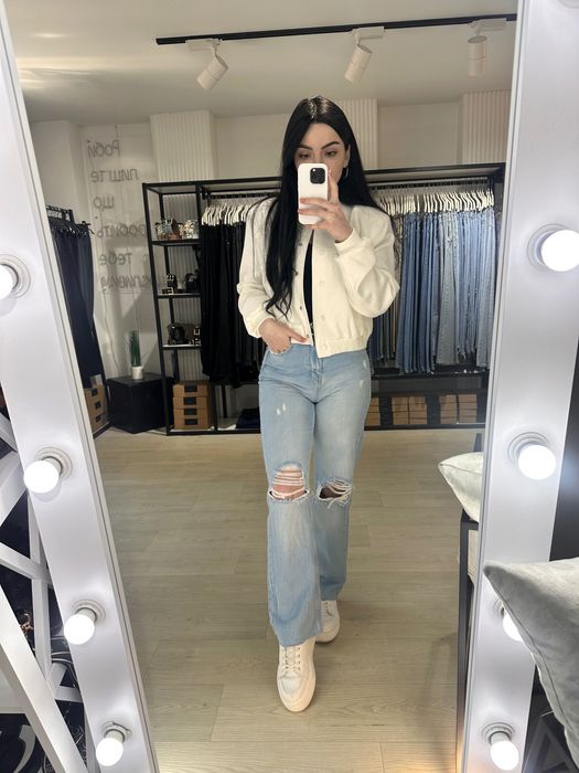 Джинси Палаццо рвані коліна