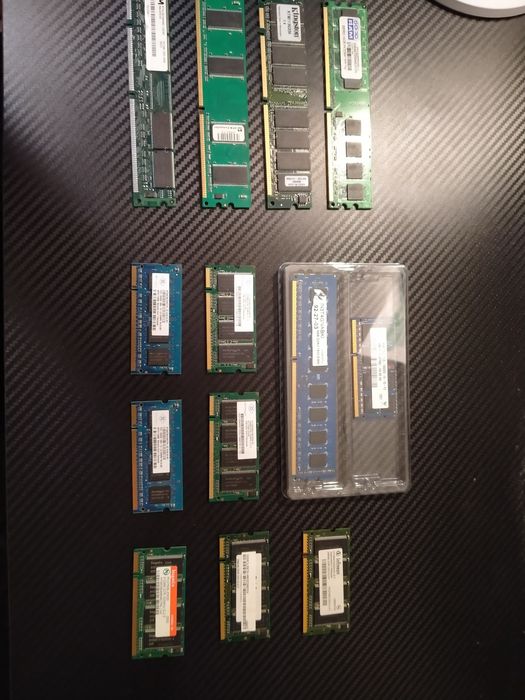 Różne typy pamięci ram