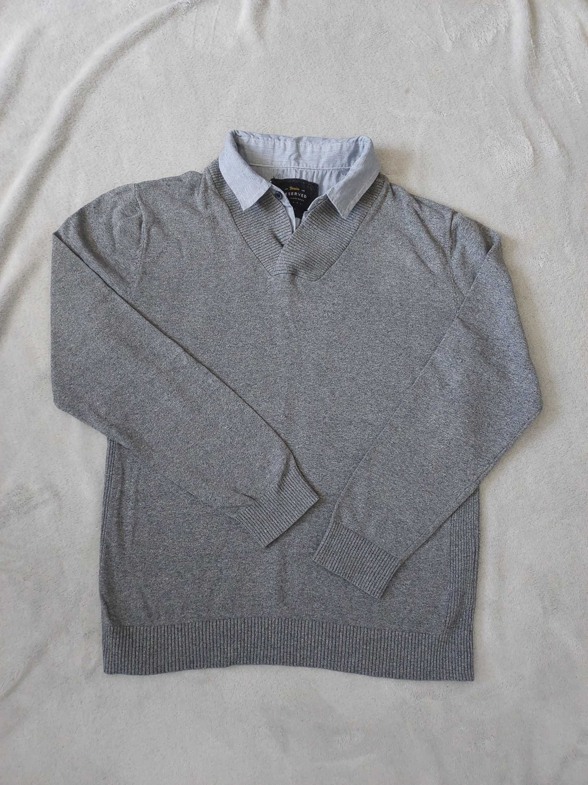Zestaw dla chłopaka rozm M bluza koszule spodnie swetr H&M Reserved