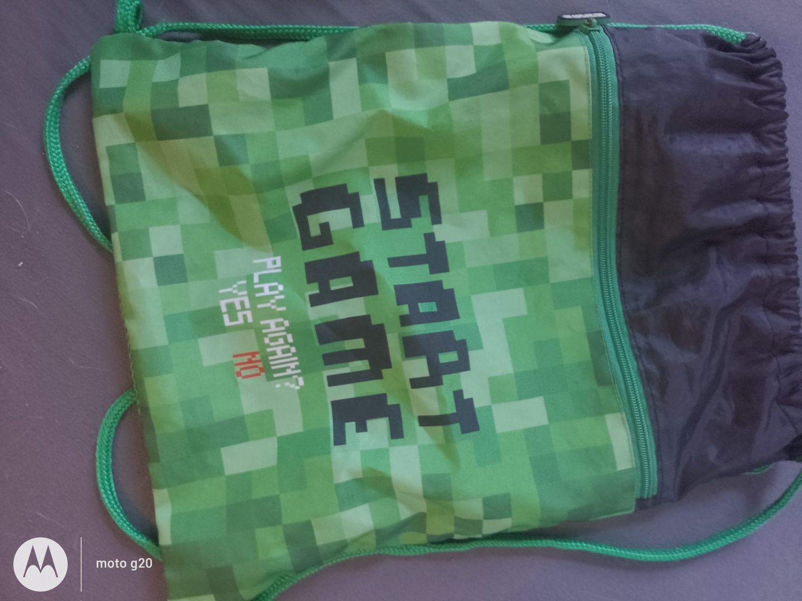 Plecak Minecraft+ piórnik Minecraft+ worek Minecraft