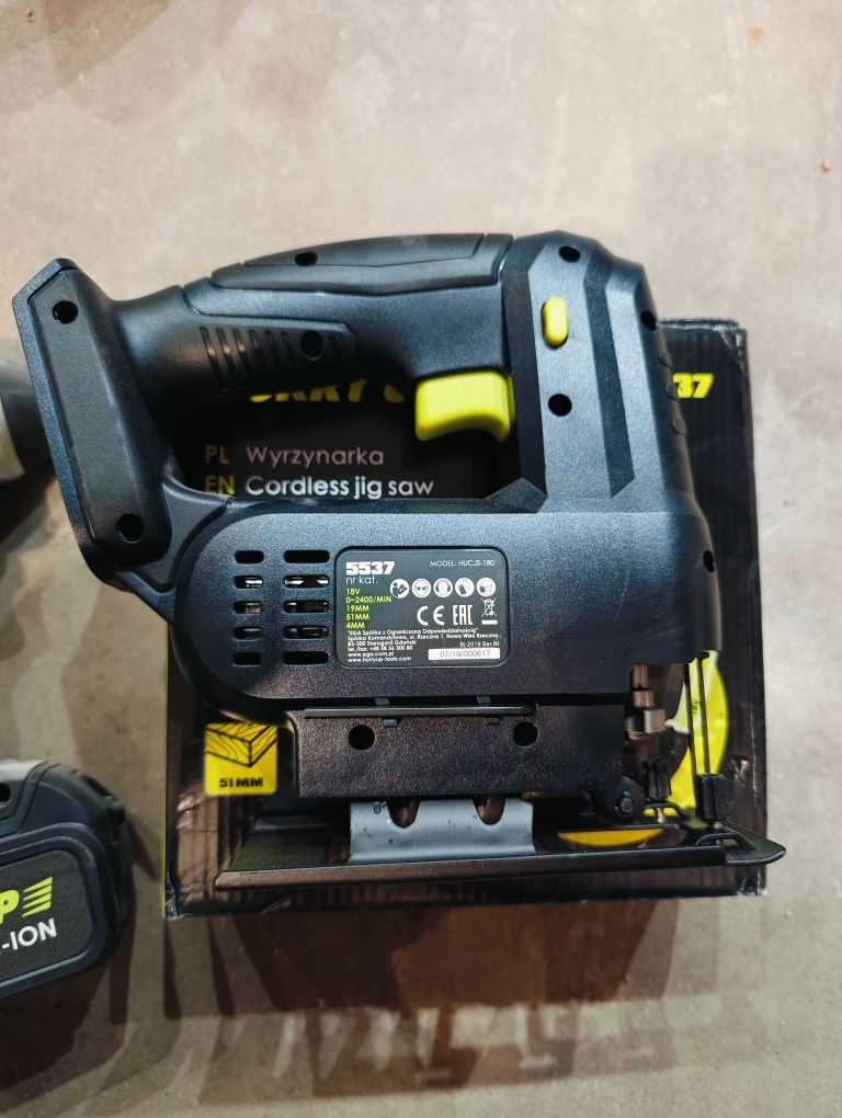 Zestaw Elektro. Klucz udarowy + wyrzynarka 20V 4Ah