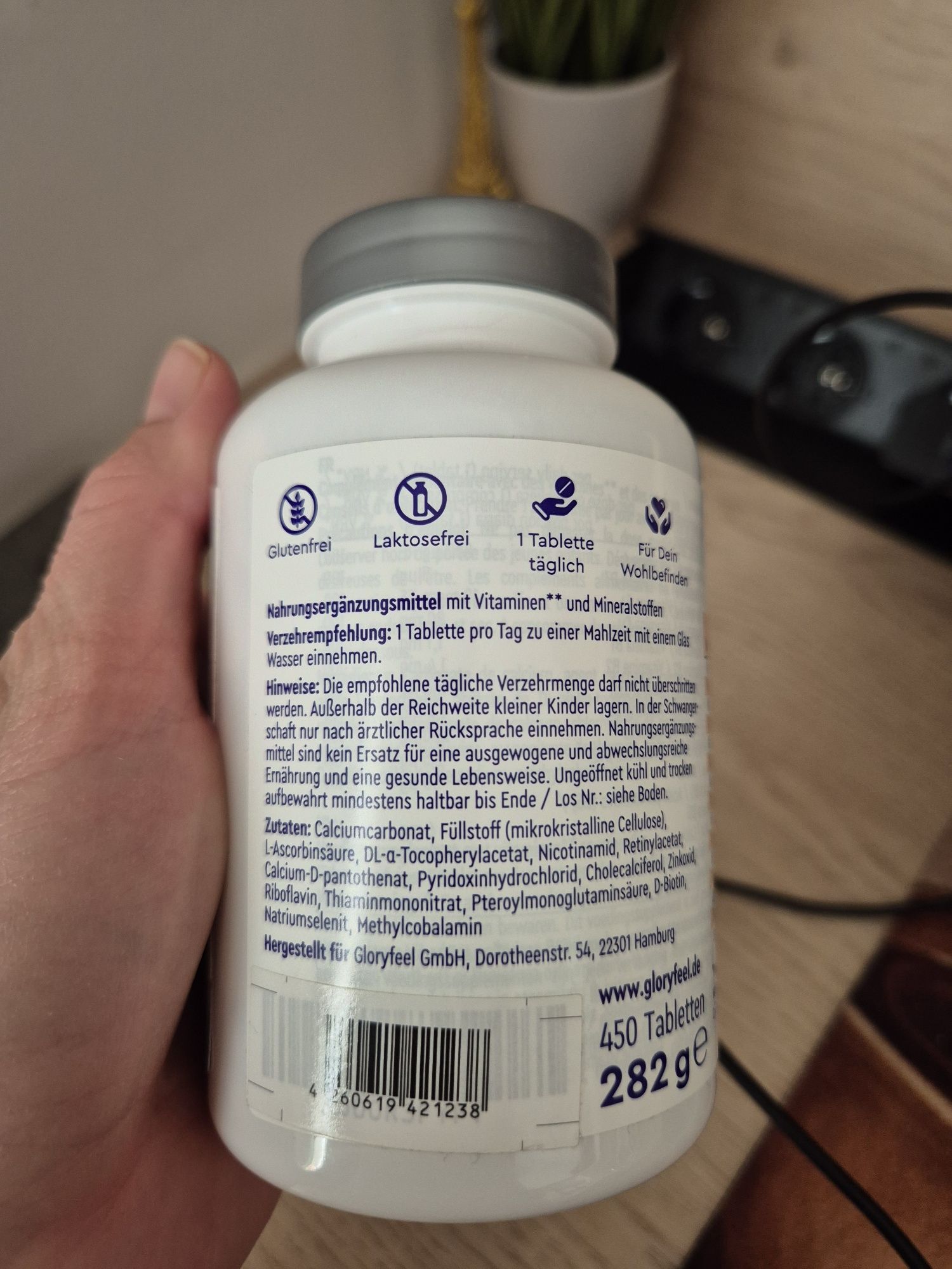 Multiwitamina gloryfeel 450 tabletek