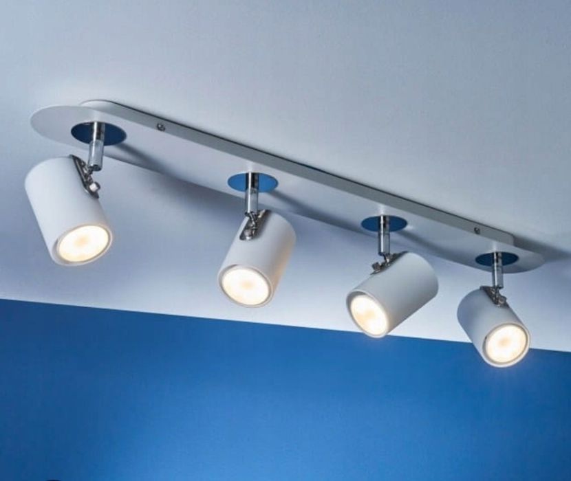 Lampa sufitowa spot biała