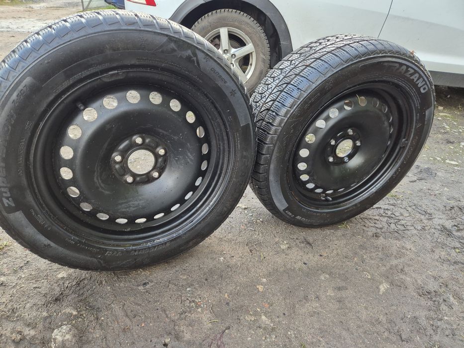 Koła zimowe, felgi 16 cali, ford 5x108, opony 2023rok, 215/55/16