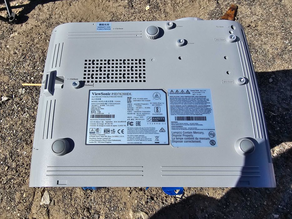 Projektor ViewSonic PJD7828HDL – Full HD, 80h lampy, pudełko + kable