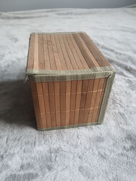 Bambusowy Pojemnik do Przechowywania.