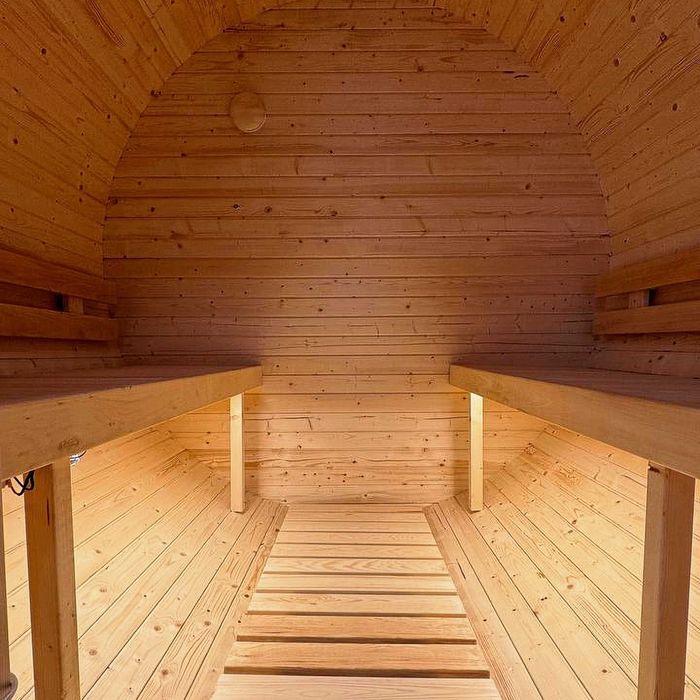 Sauna ogrodowa BECZKA mini 180 cm do samodzielnego montażu