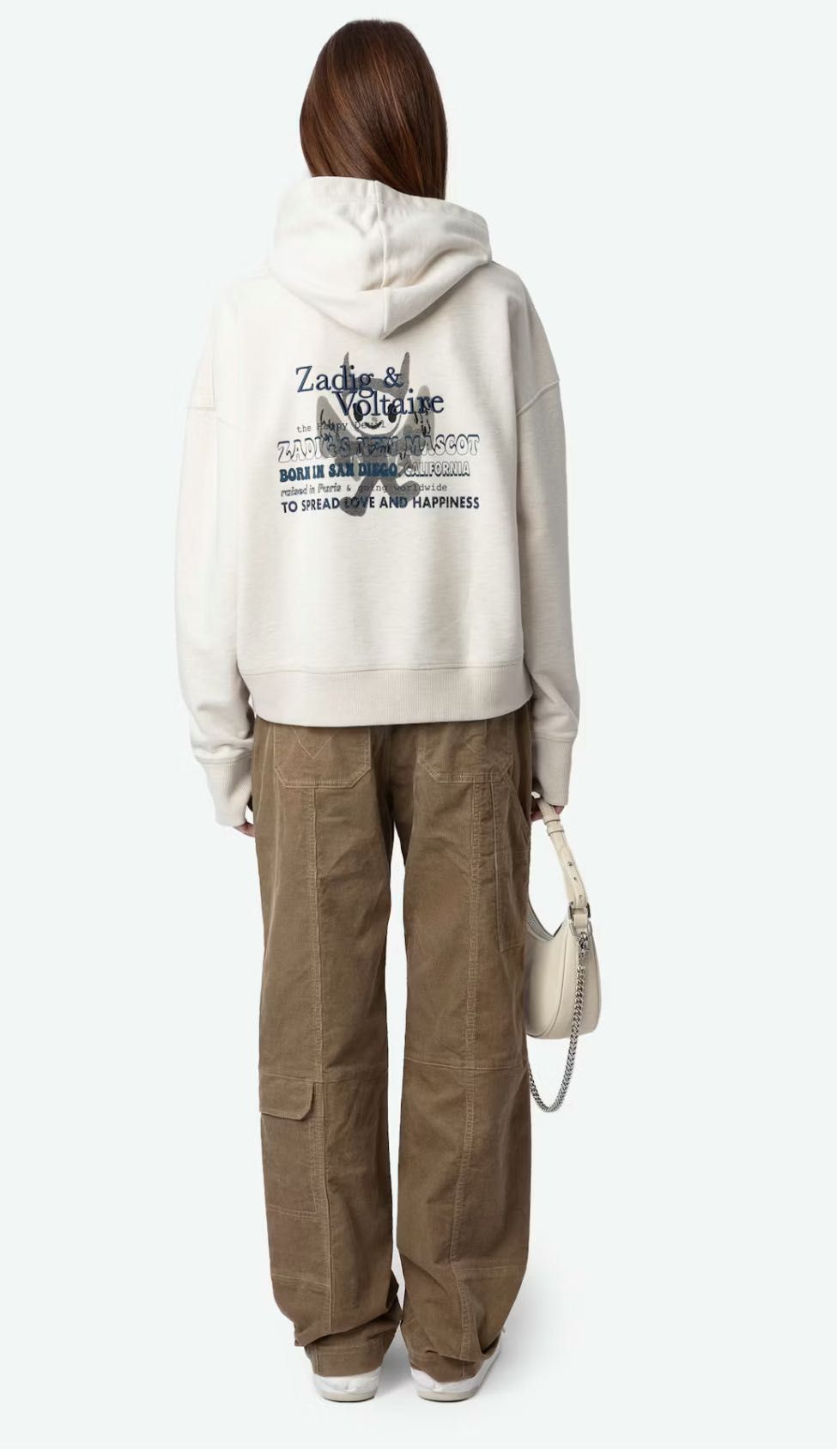 Толстовка бежевая Zadig & Voltaire