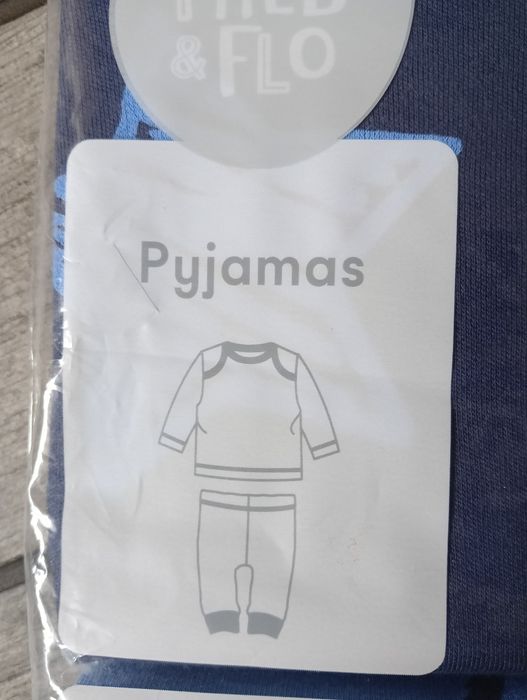 2 pak piżamy, piżama niemowlęca, piżama dwuczęściowa, 62-68 cm, 3-6 m