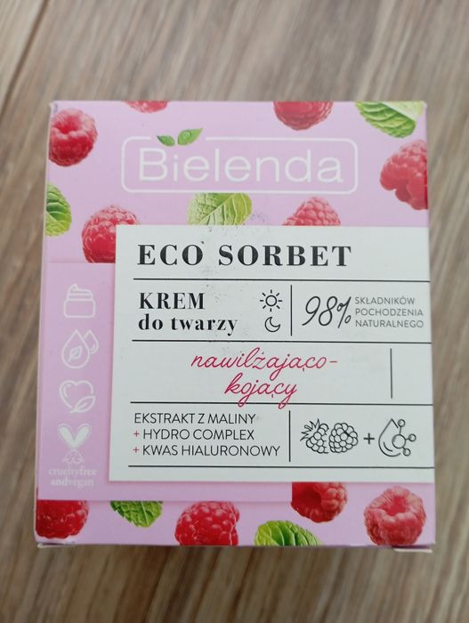 Krem do twarzy Bielenda Eco Sorbet nawilżająco kojący