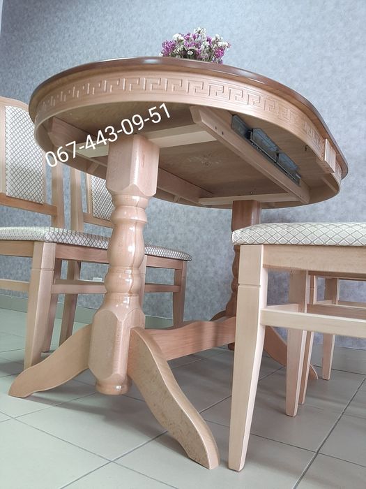 Кухонный комплект Карпаты ( орех светлый и орех тёмный) столы для дома