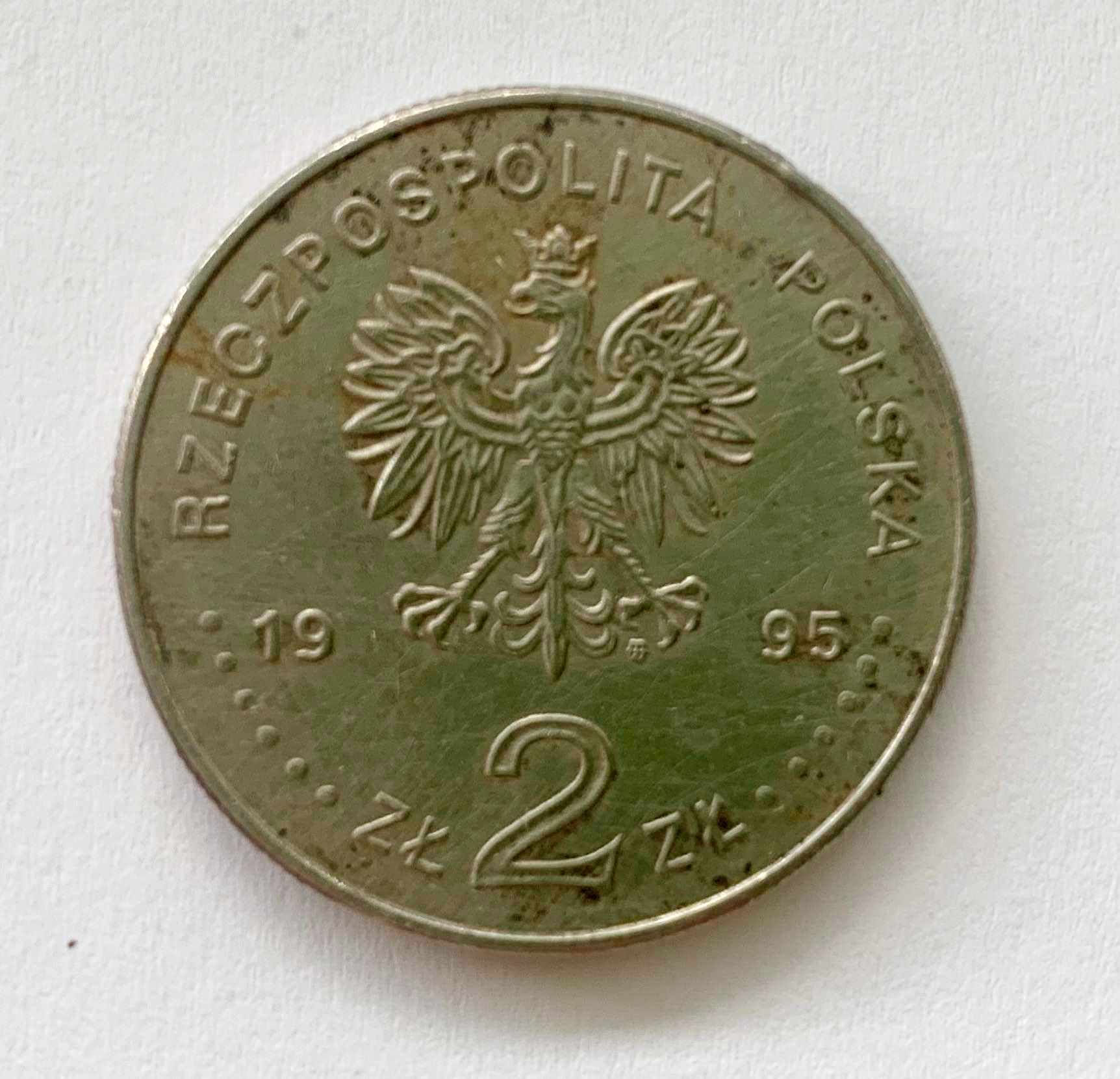Moneta 2 zł 100 lat Igrzysk Olimpijskich Ateny - Atlanta z 1995