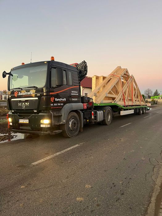 Wiązary dachowe prefabrykowane Śrem + pakiet na pokrycia dachowe