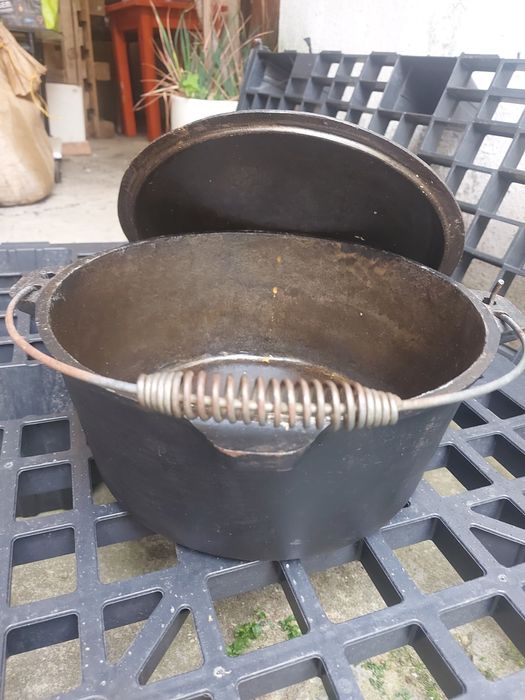 Caldeirão (tacho) em ferro fundido JSR grande capacidade