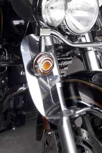 Deflektory osłony kolan chopper cruiser Honda Suzuki Kawasaki Yamaha