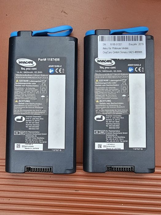 Przenośny koncentrator Invacare Platinum Mobile + 2 Baterie! GWARANCJA