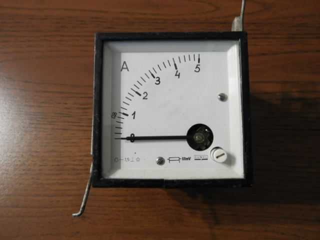 Amperomierz Lumel - 0-5A