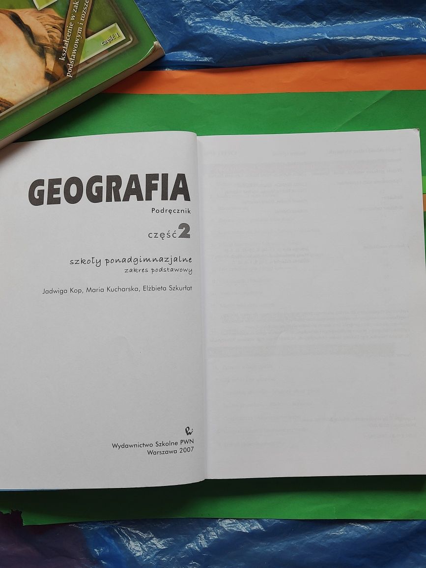 Książka Geografia 2 podręcznik 2007 rok