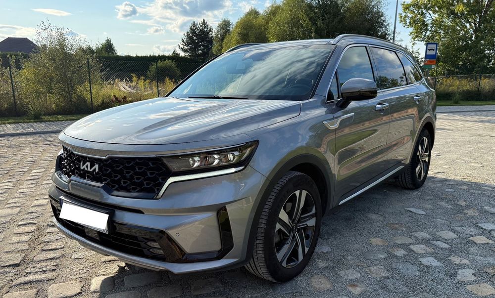 Kia Sorento KIA SORENTO 1.6 T-GDI HEV 230KM 6AT, 4WD, 7 os., srebrny met. F-ra VAT