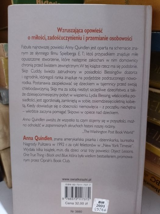 Anna Quindlen Posiadłość Blessingów