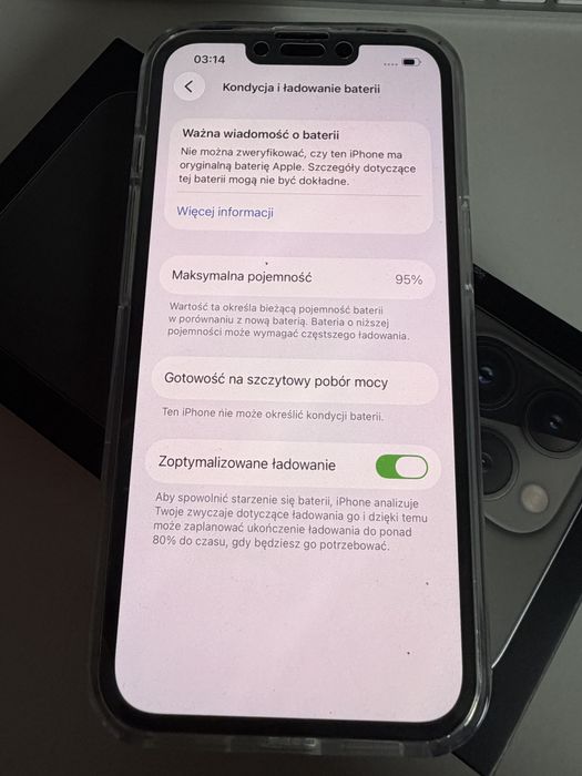 iPhone 13 Pro 128gb Grafit Idealny Bateria 95%