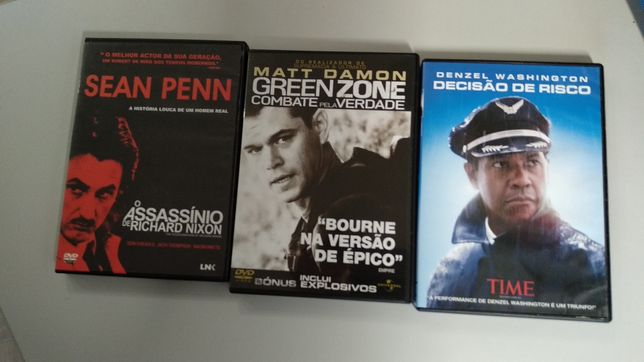 Pack DVD: Assassínio de Richard Nixon + Green Zone + Decisão de Risco