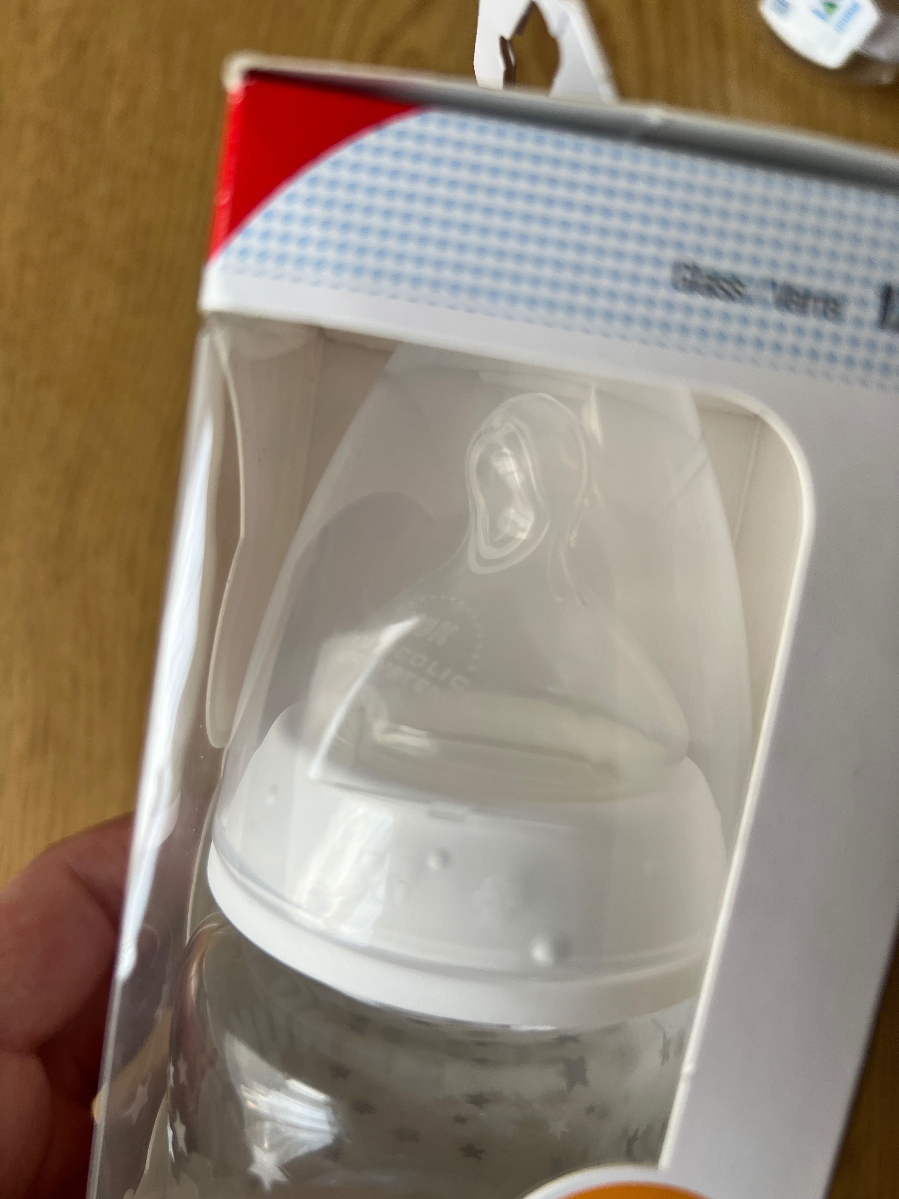 Скляна пляшечка Nuk First Choice+ 0-6 міс