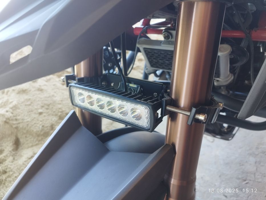 Мото Фара 18w, кріплення мото фари