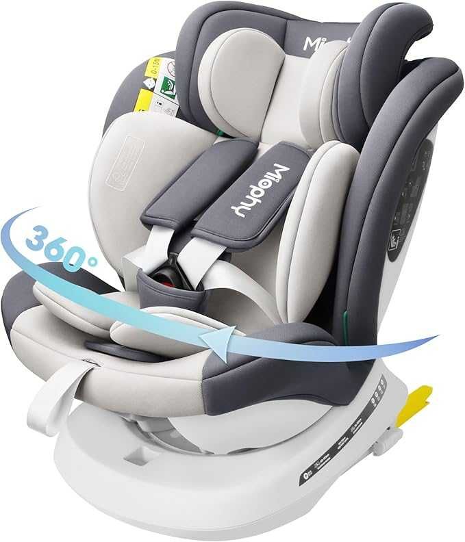 Fotelik dziecięcy obrotowy 360° 0-36 KG ISOFIX