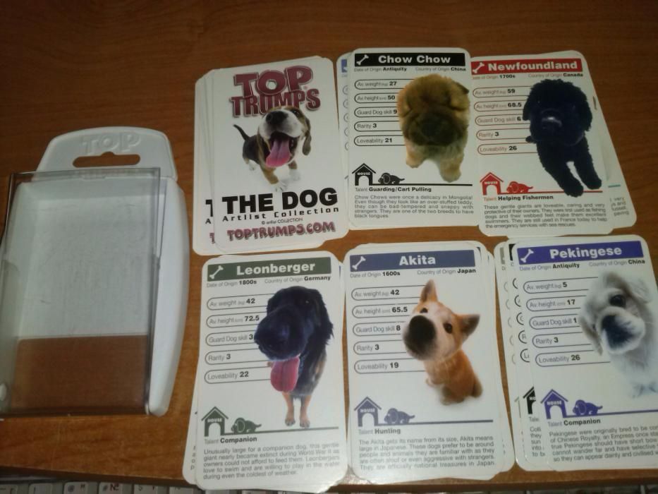 Карточки The dog collection в коробке