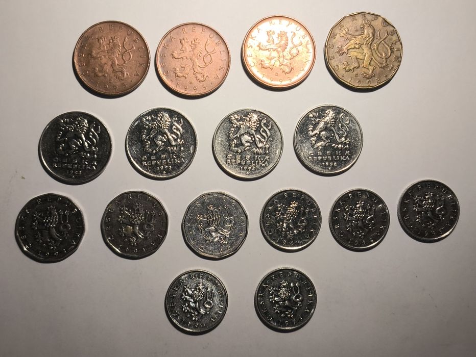 Lote de Moedas da República Checa [16 moedas]