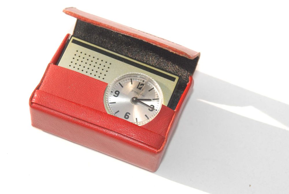 Stary zegarek Ruhla Sumatic antyk unikat kolekcjonerski zabytek DDR